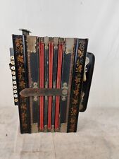 Antique 1st Half 19th Century Wooden Organet Accordion 