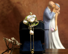 Peigne à Cheveux Art Nouveau