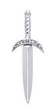Couteau Athame En Argent