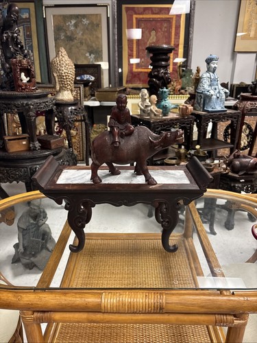 Vintage asian carved wood - vintage,