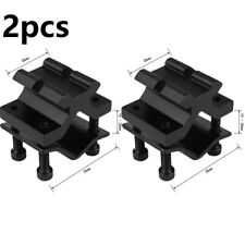 2 Montage sur Tube, pour Picatinny Weaver, Lunette, Lampe de poche,Laser, Torche