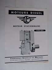 CLM Type 602 Stationary Diesel Fixed Engine Prospectus 