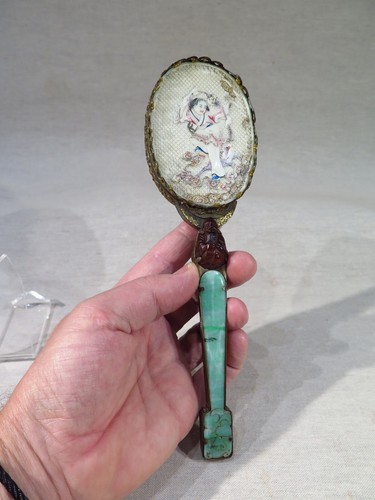 Ancien face main - a, miroir