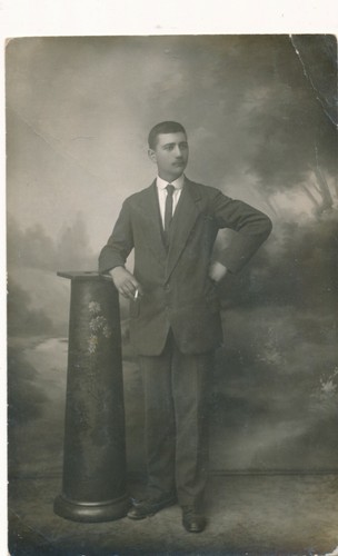 Photo carte homme debout - photo-carte,