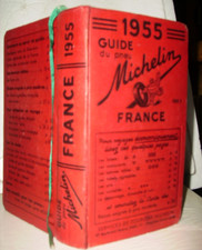 GUIDE - MICHELIN 1955 - FRANCE 70 years 886 PAGES EXCELLENT CONDITION.
