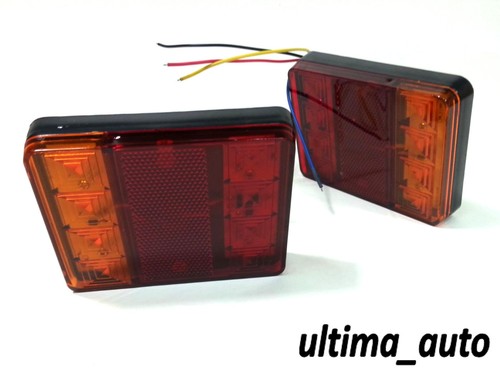 Paire 12v led feux - paire,