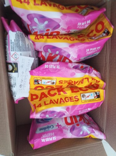 Lessive pods skip touche de - skip, +