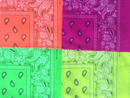 Bandana couleur flashy - bandana,