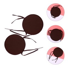 2 Pcs Coussin De Chaise Rond