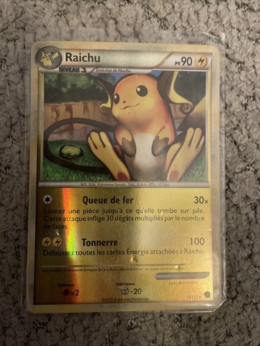 Carte pokémon raichu 123 - pokémon, 10/123