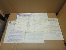FURNITURE LYON furniture factories set of 5 miscellaneous invoices 1930