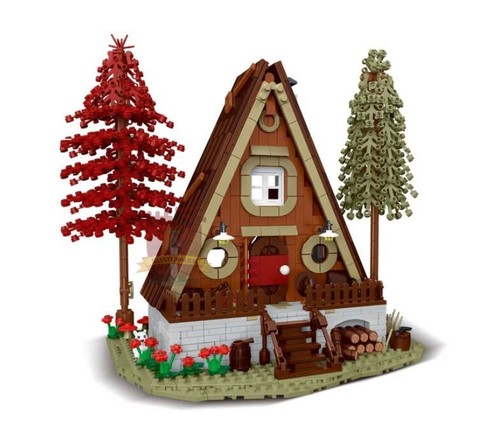 Cabane forestière blocs - , de