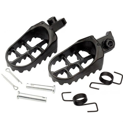 Pieds aluminium pour dirtbike