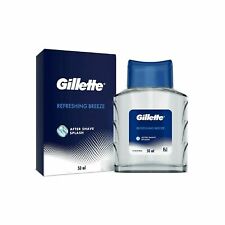 Gillette After Shave Splash Brise Rafraîchissante | Lotion après-rasage | 50ML