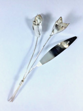 Fleurs argent 800 argenterie artisanale avec signature et poinçon fabriqués...