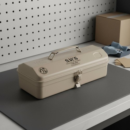 Boîte outils métal - boîte,