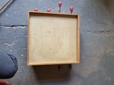Antique Vintage 1950s Wooden Player Folding Table Football Game
