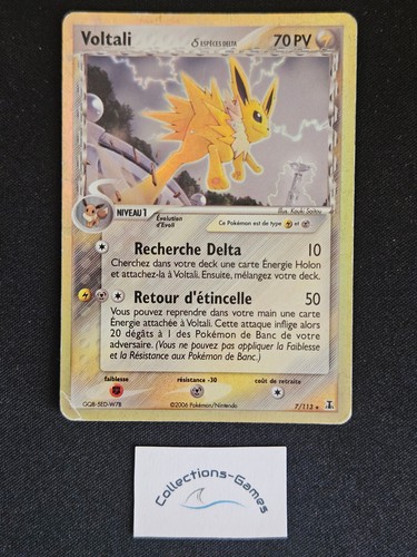 Carte pokémon voltali - voltali,