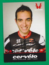 CYCLISME carte cycliste XAVIER FLORENCIO CABRE équipe CERVELO Signée
