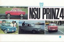 Catalogue brochure NSU Prinz 4 11/1964 France