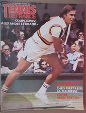 Tennis de France n°297 de 1978 : Poster Pierre Barthes-Ilie Nastase-Chris Evert