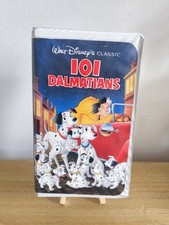 101 Dalmatians VHS 1263 Walt Disney Classic Black Diamond Rare !