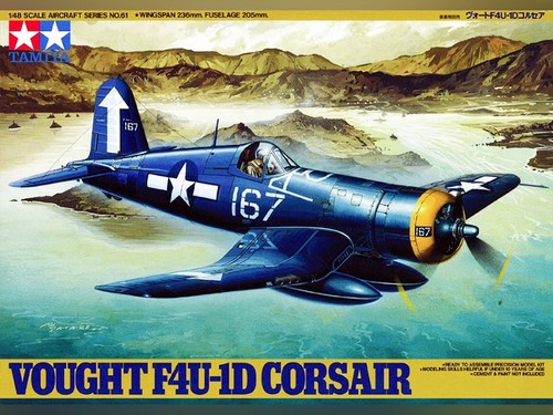 Tamiya corsair f4u 48 - f4u-1d,