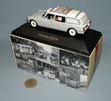 Ixo Altaya 1/43 : Citroën ID 19 Ambulance Usine Millésime 1963 (Gris toit crème)