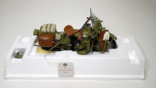 Franklin Mint Harley Davidson 1942 WLA Warhorse Military  Motorcycle 1:10 Scale