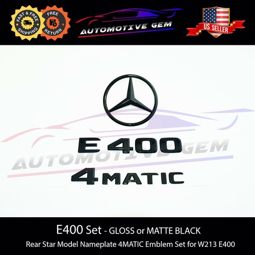 E400 4matic rear star emblem - 4matic,