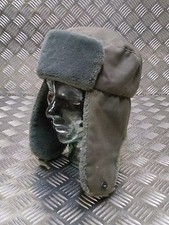 Véritable Allemand Army Nva Gris Cosaque / Ouchanka Chapeau Trappeur - Tout