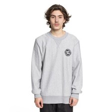 Sweat Crew DC - Gris Mélangé
