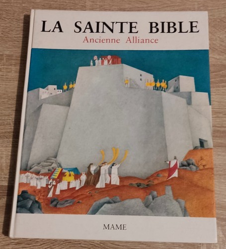 Ancienne bible illustrée - bible,