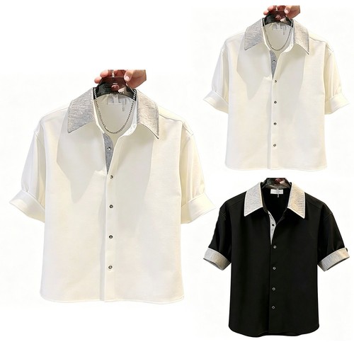 Chemise homme ample couleur