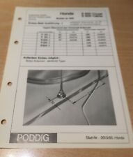 1966 Honda S 600 Coupe and Convertible, original Poddig Car Antennas Installation Plan
