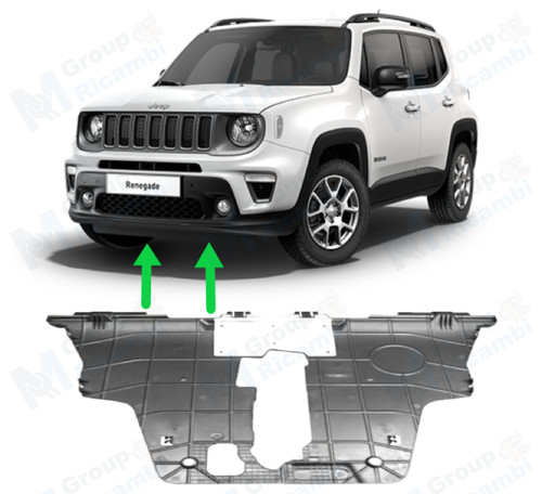 Jeep renegade couvercle moteur - jeep,