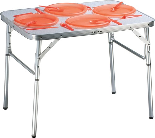 Table pliante aluminium - table, en