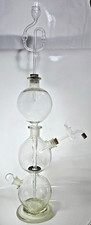 OLD KIPP'S APPARATUS in BLOWN GLASS HYDROGEN PRODUCTION APPARATUS 19th century