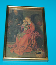 Image de la Sainte Famille dans son jolie cadre  11.5 cm /  17 cm petit cadre