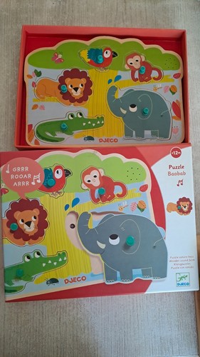 Puzzle sonore baobab djeco - puzzle,