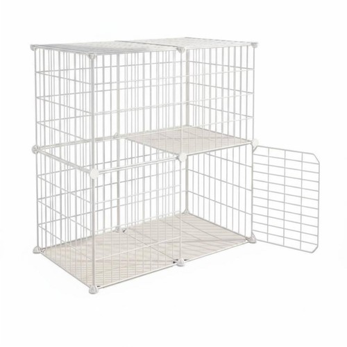 Enclos pour chat roulettes - à,