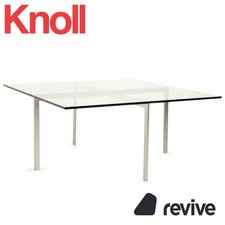 Knoll International Barcelona Verre Table Basse Chrome