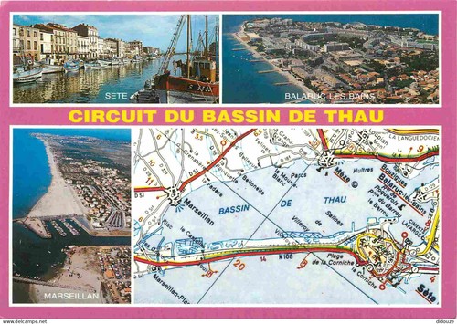 Carte postale etang de - postale, 34