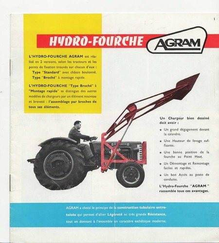 Publicité papier tracteur - papier,