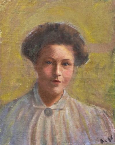 Tableau portrait jeune femme