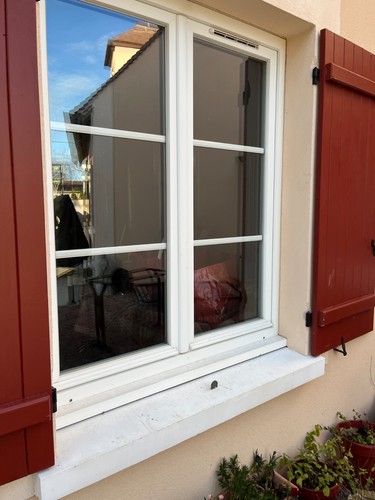 Fenetre pvc blanc vantaux - fenetre,
