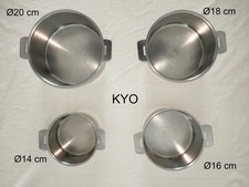 CRISTEL Lot Set 4 casseroles