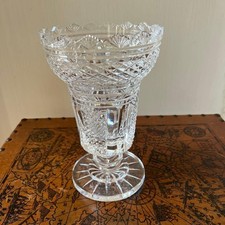 Vase à fleurs en cristal de