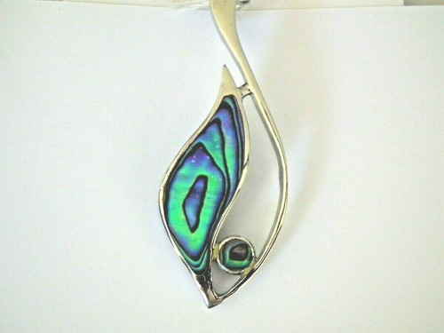 Pendentif paua abalone - -,