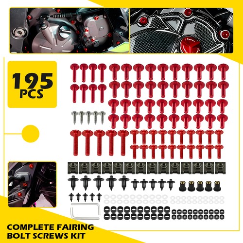 195pcs complete fairing - complete, bolts